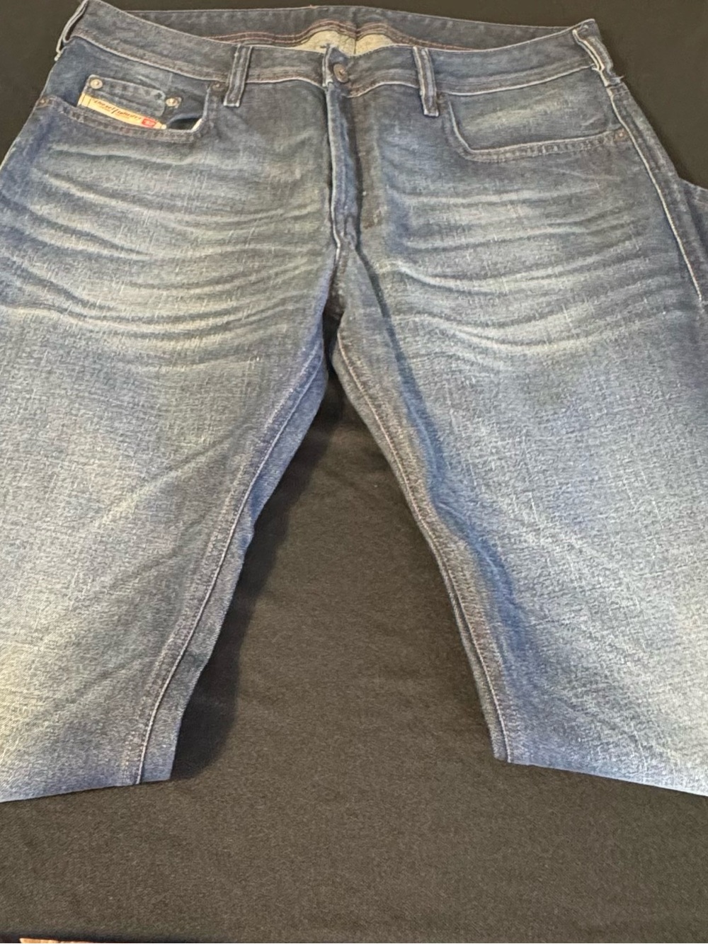 Diesel Denim Division Mens Jeans Bootcut Dark Wash Italy Size 36